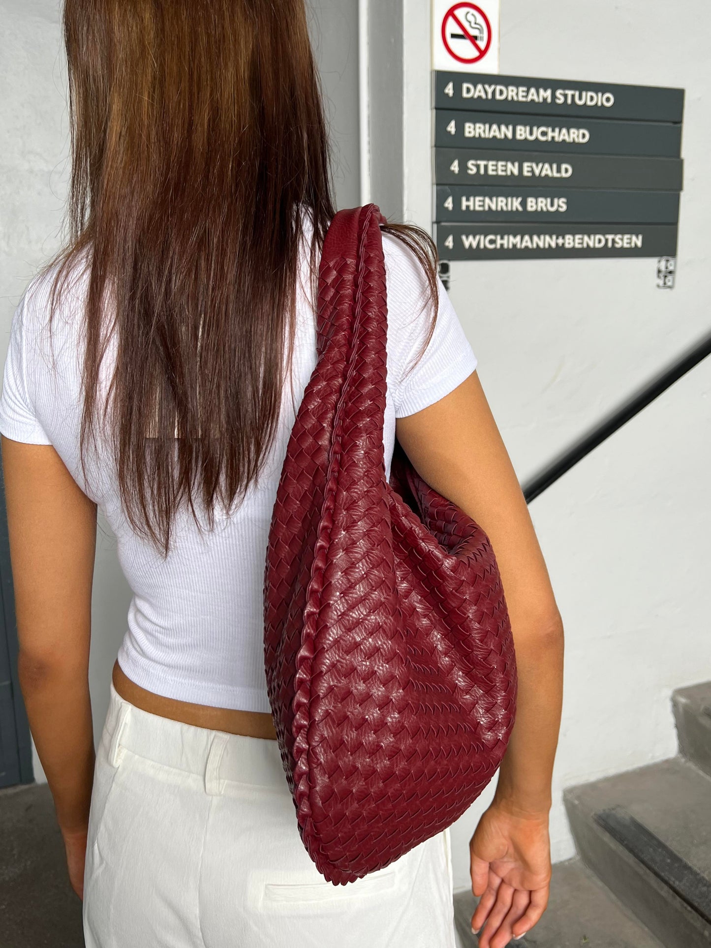 Sophia | Trendy Redwine Shoulderbag