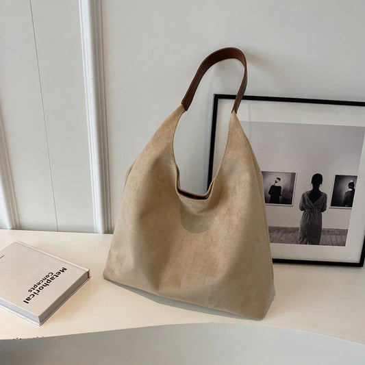 Mandy - Suede Tote Bag